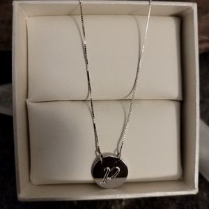 Removable p disc necklace